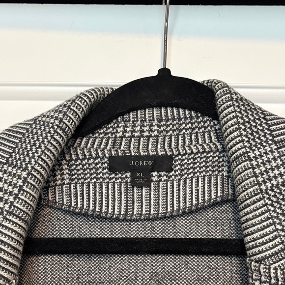 J. Crew Plaid Wool Sweater Blazer - Picture 2 of 11